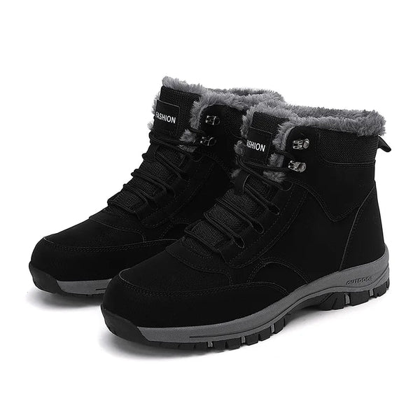 Bota Unissex de Inverno com Plataforma Forro e Design Impermeável – (Promoção de Inverno 2025)