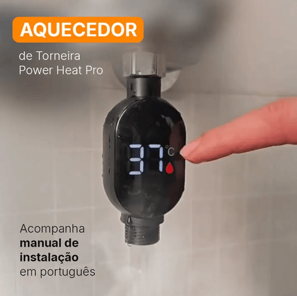 Aquecedor de Torneira Max Potente e Compacto (PROMOÇÃO DE INVERNO)
