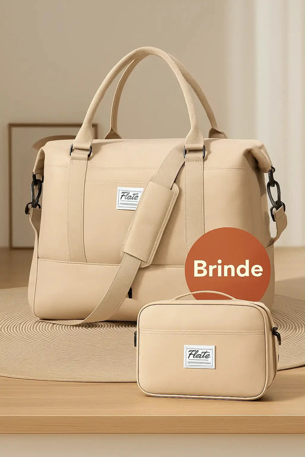 Bolsa Mala Impermeável com Bolsos Multifuncionais Elegância